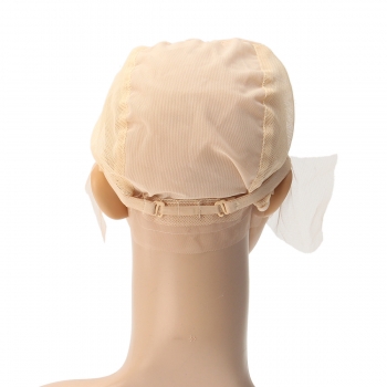 Perücke-Kappe für Perücke, die Weave-Kappe elastisches Haar-Netz-Ineinander greifen-justierbare Bügel bildet