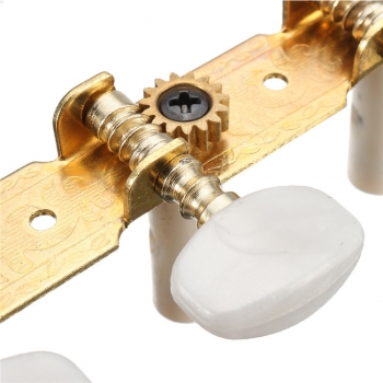 2Pcs Akustikgitarre String Tuning Pegs Keys Maschine Heads Tuner Farbe Gold