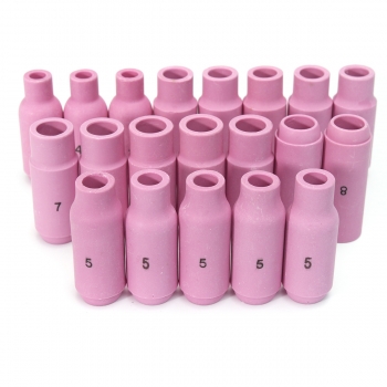 63Pcs WIG Spannzangen Karosserie Rücken Kappe passen WIG Schweißen Fackel Verbrauchsmaterialien WP17 18 26 63PK