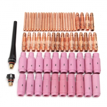 62Pcs Schweißbrenner 10N Serie Collet Körper Keramikdüsen für WP-17 18 26