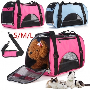 Pet Carrier Haustier Reise Portable Bag Carrier Soft Side Taschen für Hunde und Katzen