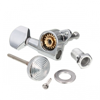 6Pcs Gitarren-Schnur-abstimmende Stöpsel-verriegelnde Stimmer-Schlüssel-Maschinen-Kopf-Satz