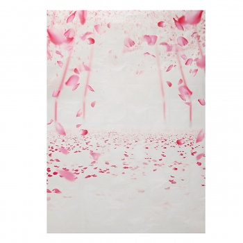 5x7FT Vinyl rosa Blume Fotografie Hintergrund Foto Hintergrund Prop