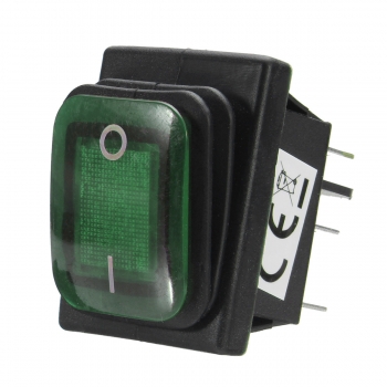 ON / OFF 12V 16A 6 Pin LED Single Rocker Toggle Schalter Wasserdicht SPST für Auto Boot