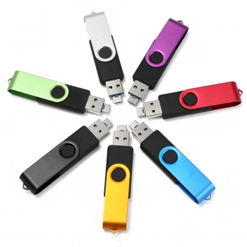 4GB / 8GB / 16GB/32GB 2 In 1 Micro USB 2.0 OTG Taiwan Chip U Festplatten Kartenleser 5-9M / S für Samsung PC