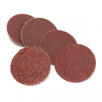 40pcs 40/80/120/240 Grits 2 Zoll Rollenschloss R Typ Schleifscheibe Schleifscheibe