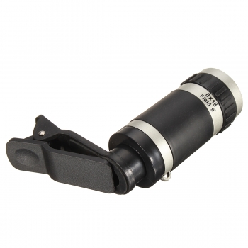Universal 8 x18 HD Optisches Zoomobjektiv Mikro-Teleskop mit Clip Ein für Handy-Objektiv