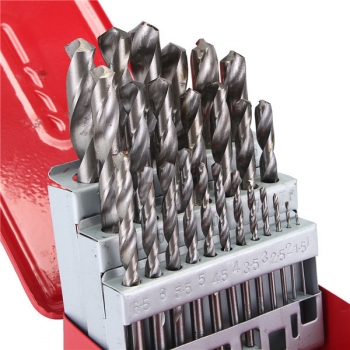 38pcs 1-13mm HSS-Spiralbohrer-Satz mit Fall
