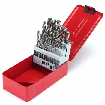 38pcs 1-13mm HSS-Spiralbohrer-Satz mit Fall