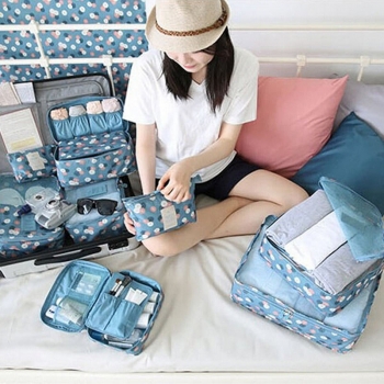 HN-TB37 6-teiliges Travel Kit, Tragbarer Gepäcktasche