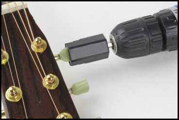 Gitarren Saitenwickler Kopf Werkzeuge Montage Elektrobohrer Sechskant