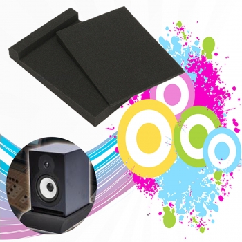 Ein Paar Studio Monitor Lautsprecher Schaum Isolation Pads Neu