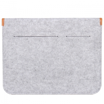11 Inch Wool Leather laptop Sleeve Bag For 11 Inch Macbook Air & 2017 10.5 Inch iPad Pro