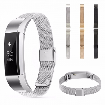 Edelstahluhr Band Metall Mesh Strap Für Fitbit Alta