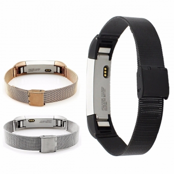 Edelstahluhr Band Metall Mesh Strap Für Fitbit Alta