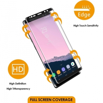 3D gebogene 9H gehärtetes Glas Schirm-Schutz für Samsung Galaxy Note 8