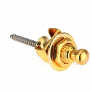 Runder Hauptgoldüberzug skidproof schnallt Schloss für die Gitarre fest