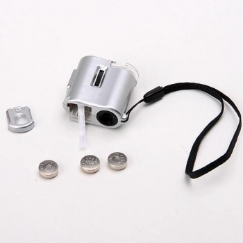 60X Mikroskop Loupe LED Licht Lupe Geld Detektor