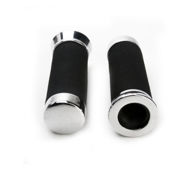 7/8-Zoll-Motorrad schwarze Hand ergreift Lenkstangen