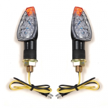 Motorrad 14 - LED Blinker Indikatoren leuchtet bernsteinfarben
