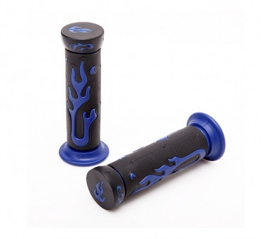 Universal Motorrad 7/8 Zoll-Gummi Flamme förmigen Lenker