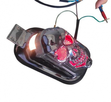 Motorrad Integrierte Heck Rückleuchte SidE-Montageplatte für Harley