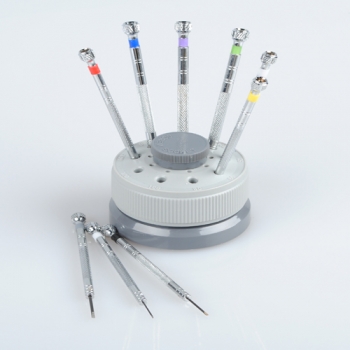 9pcs 0.6mm-2.0mm Uhr Reparatur Schraubendreher Werkzeuge Set Satz