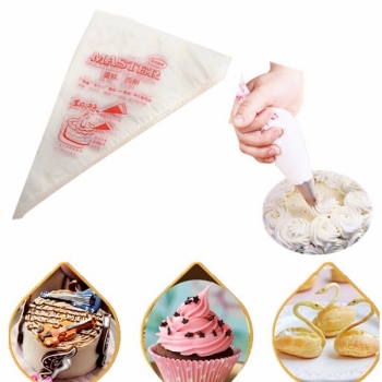 100pcs Einweg  Creme  Gebäck Kuchen Icing Piping Dekorieren Beutel Kuchen verziert Werkzeug