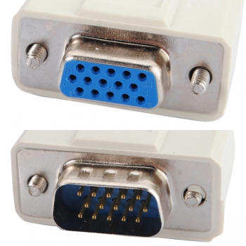 1 Pc zu 2 vga svga kontrolliert y splitter Kabel führen 15 Nadel