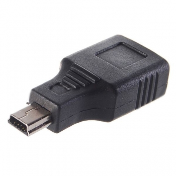 Neuer Mini -USB 5-Nadeln-Mann zu USB ein weiblicher Adapter