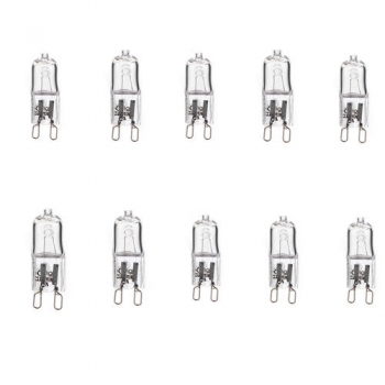 10x g9 40w warmes Weiß Halogen-Glühlampe Lichtlampe 3000-3500k Globus 230v