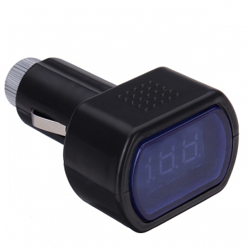 Mini Auto LCD Batterie Spannung Meter Monitor 12v schwarz
