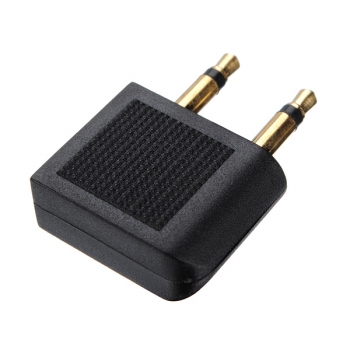 3.5 mm 2 x 3.5 mm Flugzeug Fluglinien Reise Kopfhörer Kopfhörer Adapter