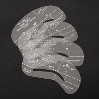 4 Stilsaugenbraue Schablone Schablone bilden Formwerkzeug