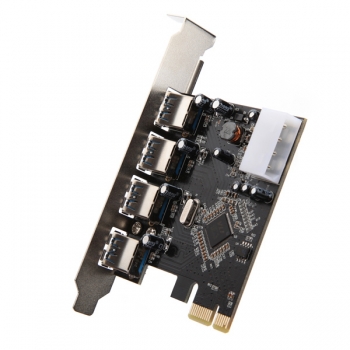 PCI-E PCI Express bis 4-Port USB3.0 VLI USB-Hub-Kartenadapter 5Gbps