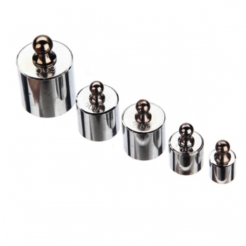 5pcs 50g 20g 10g 5g Präzision Chromkalibrierungsskala Gewicht eingestellt Kit
