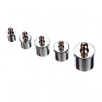 5pcs 50g 20g 10g 5g Präzision Chromkalibrierungsskala Gewicht eingestellt Kit