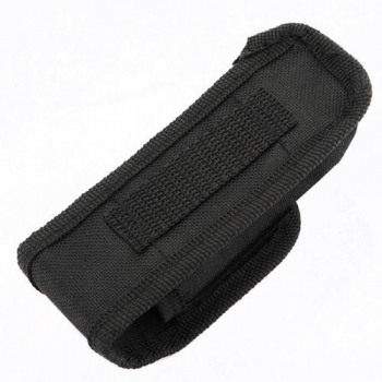 Schwarz Nylon Holster Cover 119 Für LED Taschenlampe