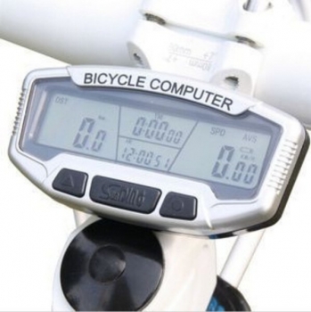 Digital-LCD-Hintergrundbeleuchtung Fahrradcomputer Kilometer Fahrrad-Geschwindigkeitsmesser