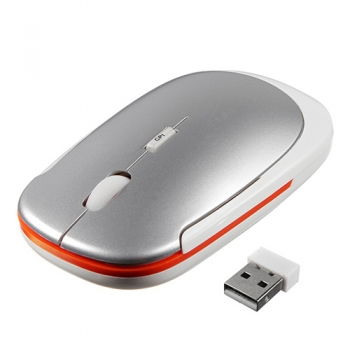 2.4GHz ultra dünne USB-drahtlose optische Maus für PC Laptop