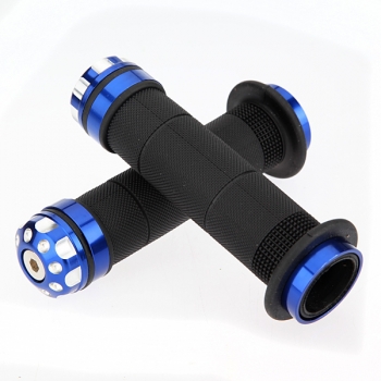 7/8 Motorradhandgriff Blau für HONDA KAWASAKI YAMAHA SUZUKI 