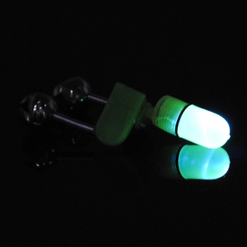Neuer Markenangelrutentipp LED Licht klammert Zwillingsglockenbissenwarnung