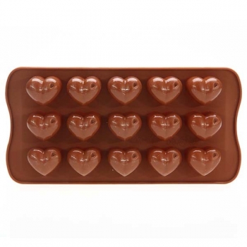 Herz Schokoladen-Kuchen-Plätzchen-Muffin-Süßigkeit-Gelee-Eis-Backen-Silikon-Form-Form