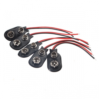 9Volt Batterie Clip 9V Steckverbinder Snap Clip Anschlussleitung