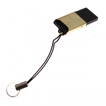 Goldener Rüstungs-USB 2.0 einzelnes Ablagefach Mikrosd tf Kartenleser
