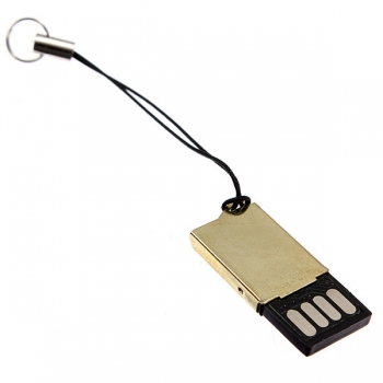 Goldener Rüstungs-USB 2.0 einzelnes Ablagefach Mikrosd tf Kartenleser