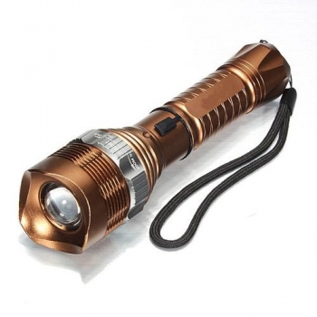 Elfeland XM-L T6 1800Lm LED Zoomable aufladbare Taschenlampe 18650