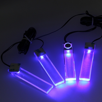 4 LED Auto Gebühreninnendekoration Boden Dash dekoratives Licht 