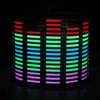 Auto Aufkleber Ton Musik aktivierte Sensor Licht Equalizer Glow Modification