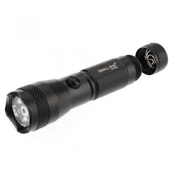 2 in1 Waterproof 7 LED Taschenlampe Light und 0,5mW Laser Point Pen